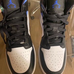 CYBER MONDAY JORDAN 1 MID RACER BLUE - WOMEN’S 8 or YOUTH 6.5 BRAND NEW